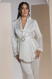 The Satin Grace Set - White