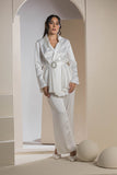 The Satin Grace Set - White