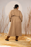 The Suede Trench Coat - Camel