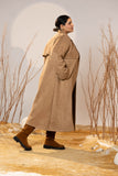 The Suede Trench Coat - Camel