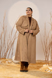 The Suede Trench Coat - Camel