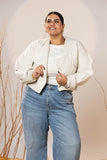 The Winter Pearl Cropped Jacket