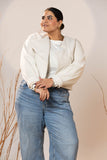 The Winter Pearl Cropped Jacket