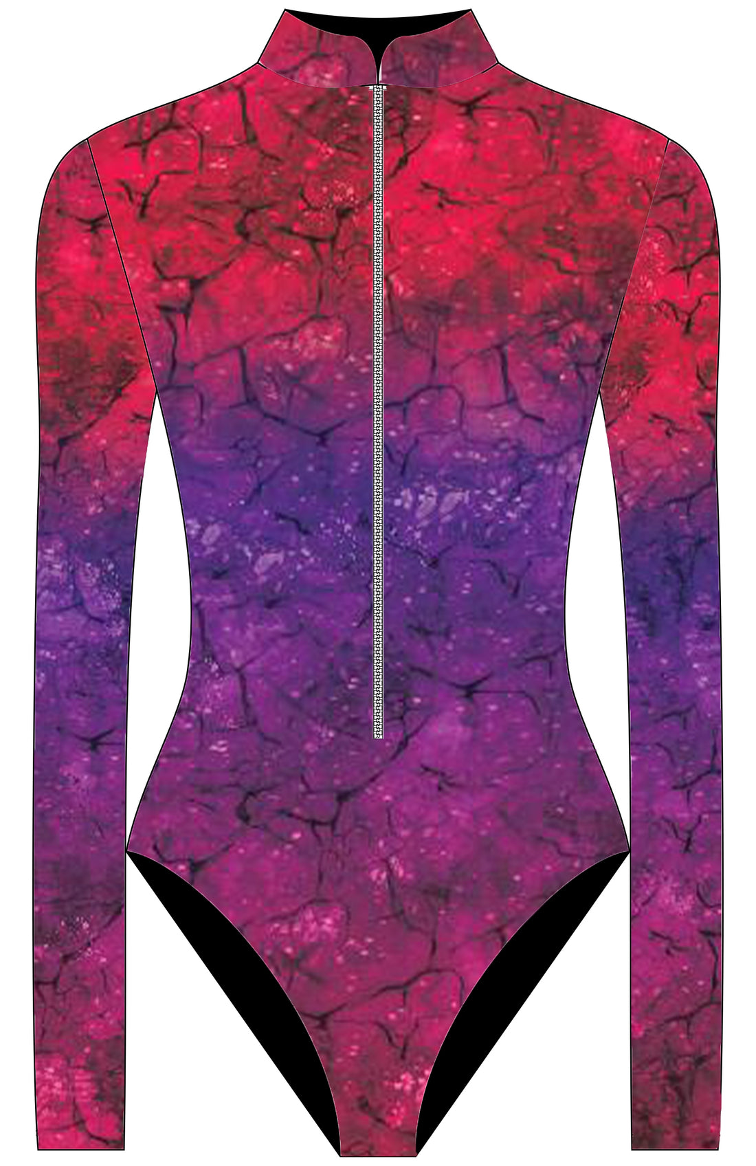 PInk thunder Basic Burkini - Fuschia