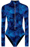 Galaxy Burkini set with cover up - Blue