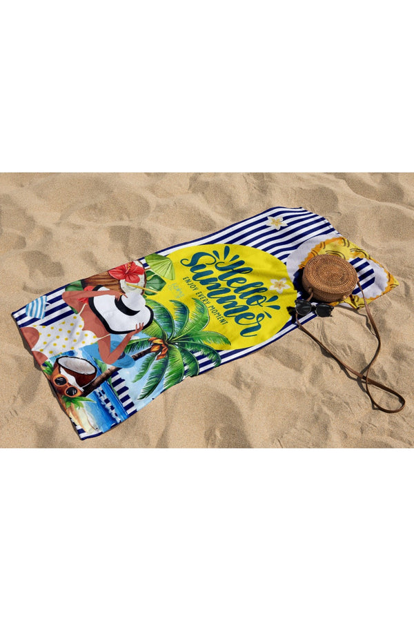 Tropic Breeze Beach Towel