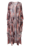 Velvet Marble Tulle Kimono