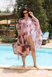 Velvet Marble Tulle Kimono