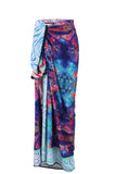 Violet Storm Crepe Sarong