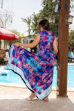 Violet Storm Crepe Sarong