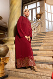 Zahra Burgundy Dress