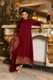 Zahra Burgundy Dress