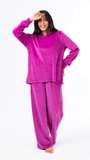 Candy velvet Pjs Set - pink