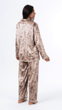 The Nude Velvet Classic Pjs Set - Beige