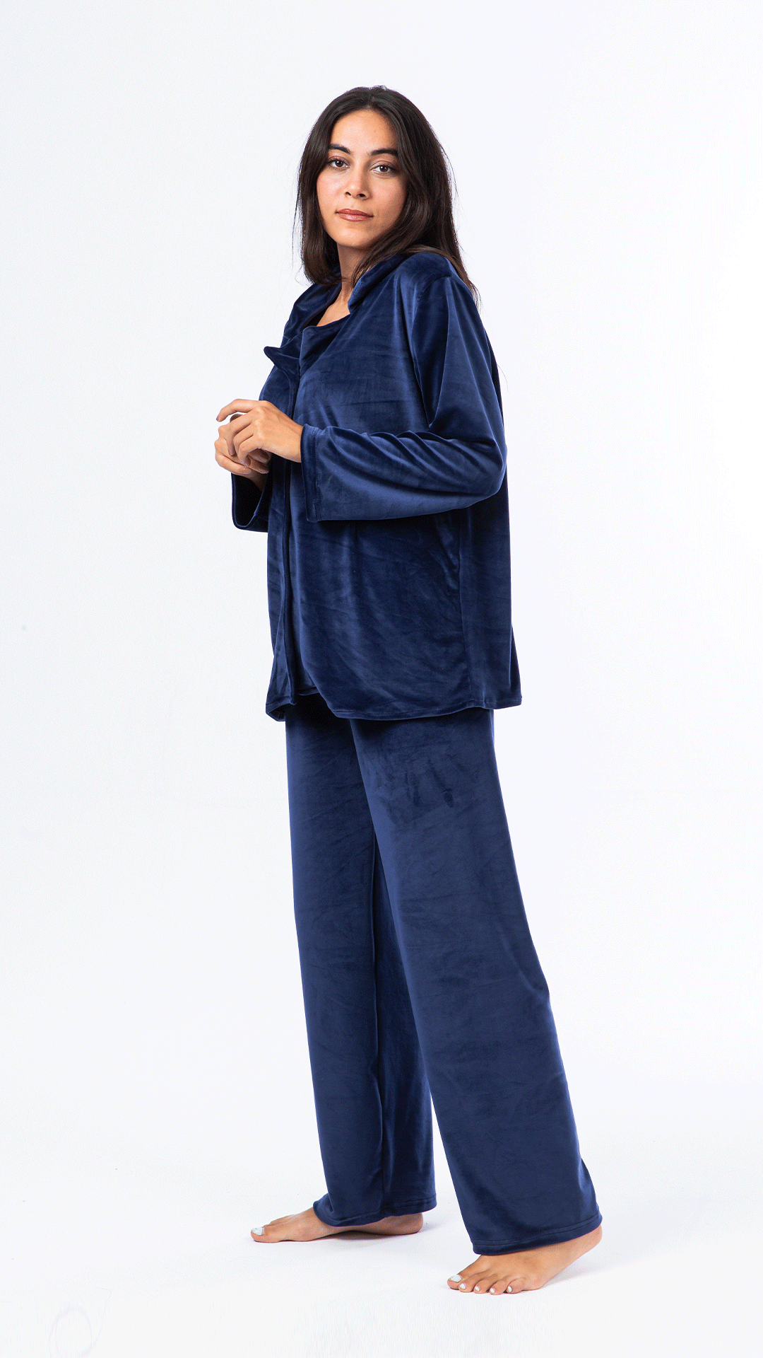 Royal Velvet Classic Pjs Set - Navy blue