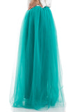 Fluffy Puffy Tutu Skirt - Turquoise