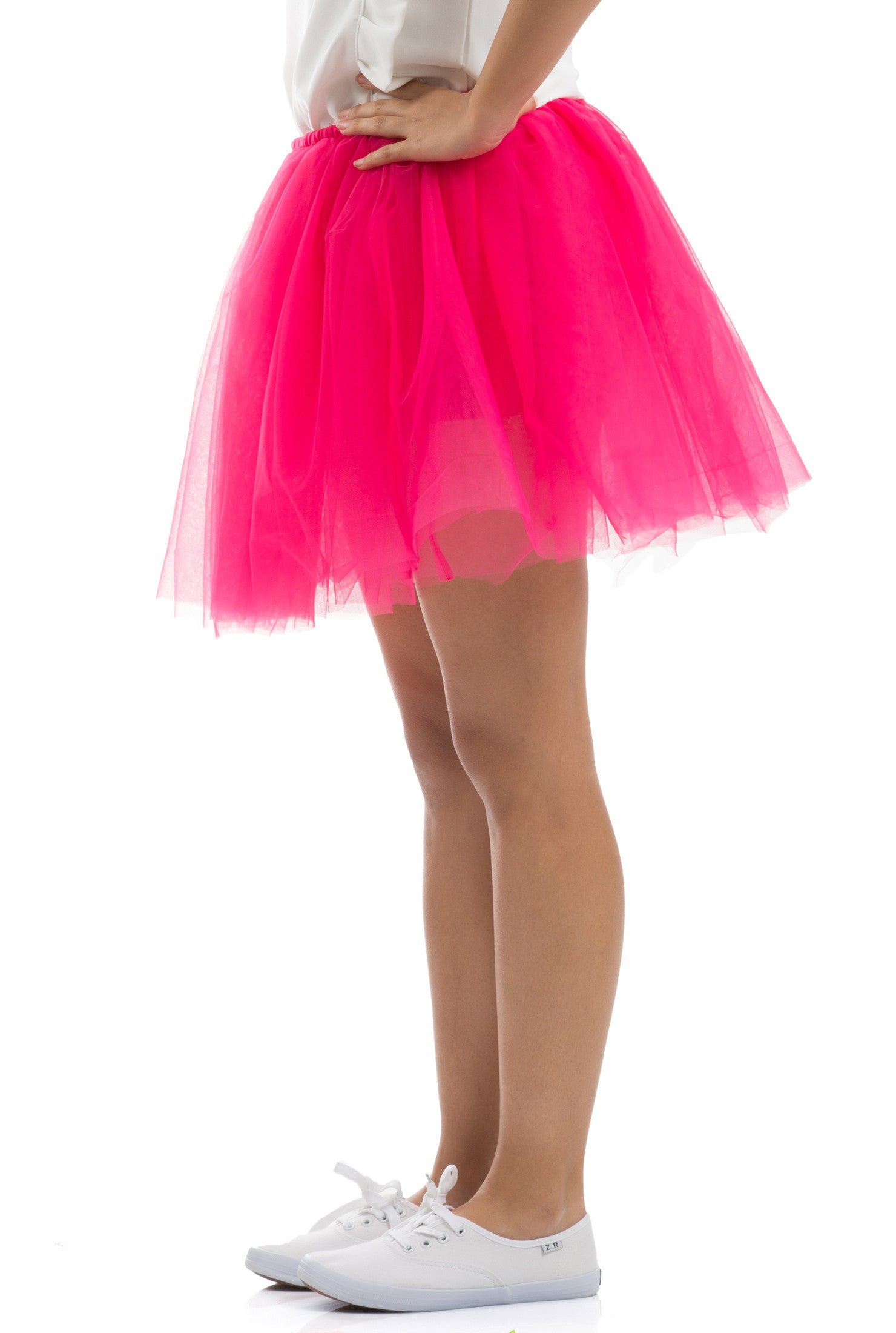 Fluffy Puffy Tutu Skirt - Fuchsia
