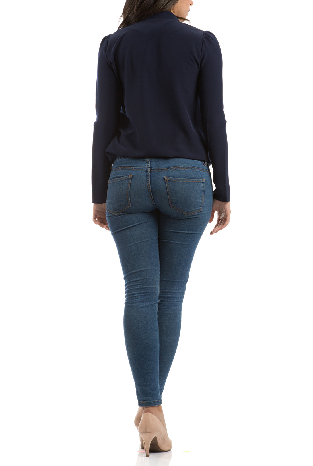 Necktie Blouse - Blue