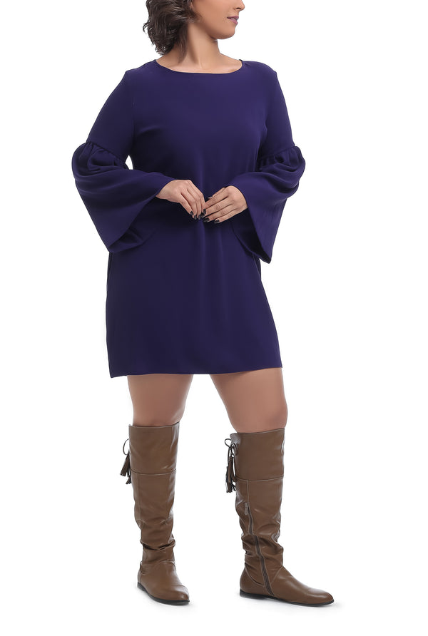 Angel Sleeve Blouse - Purple