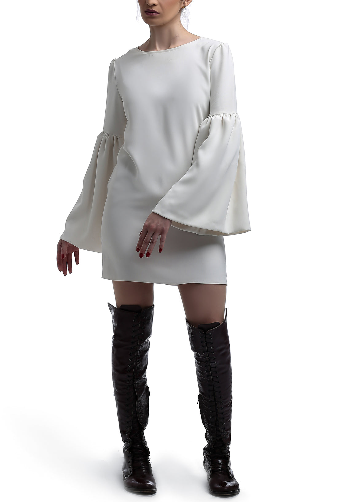 Angel Sleeve Blouse - White