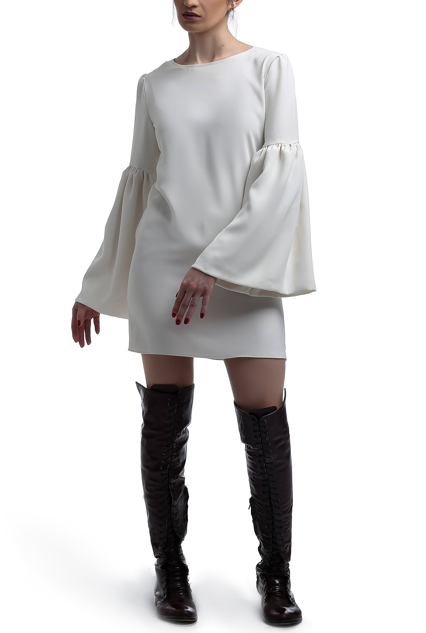 Angel Sleeve Blouse - White
