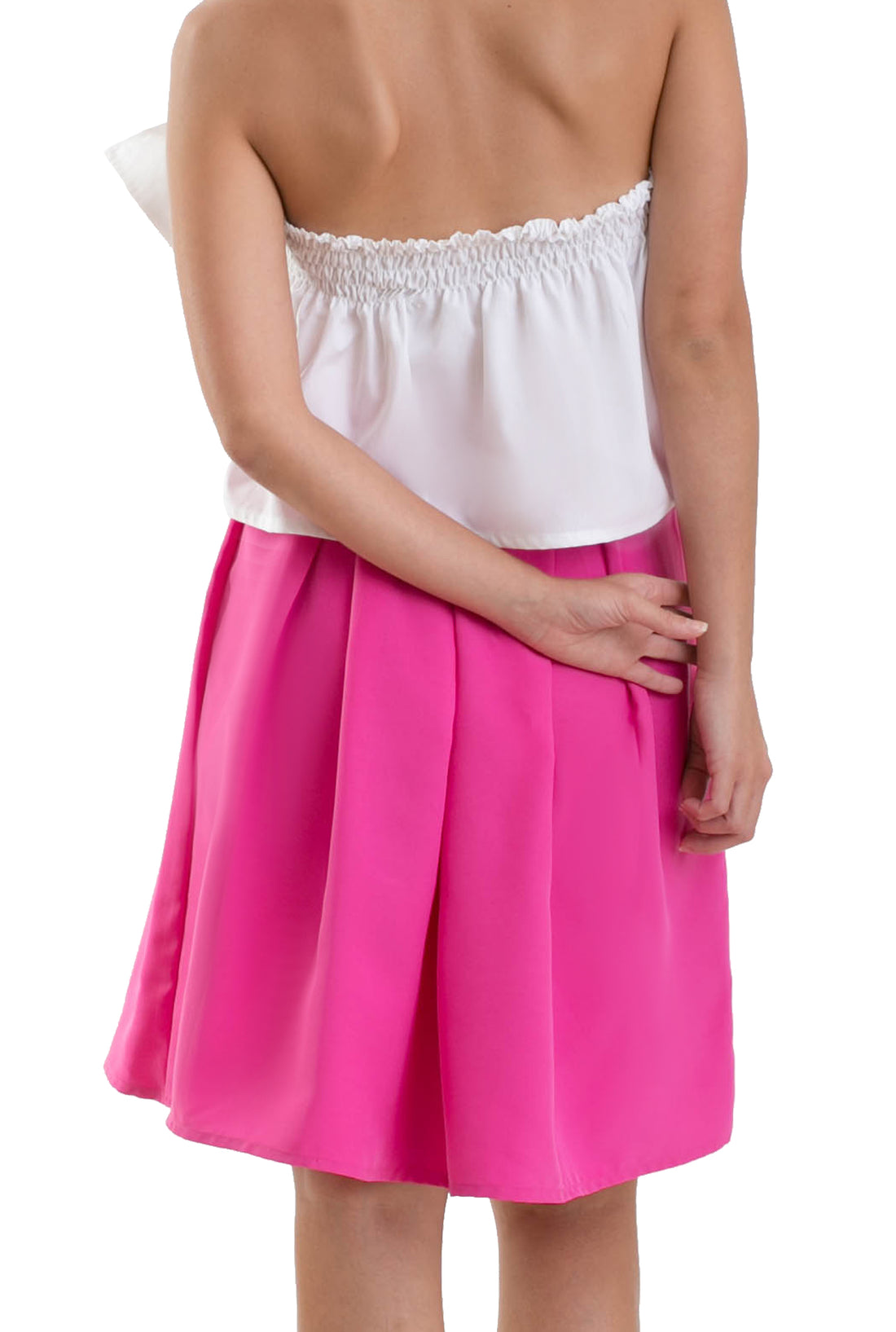 The Mini Box pleated Skirt - Pink