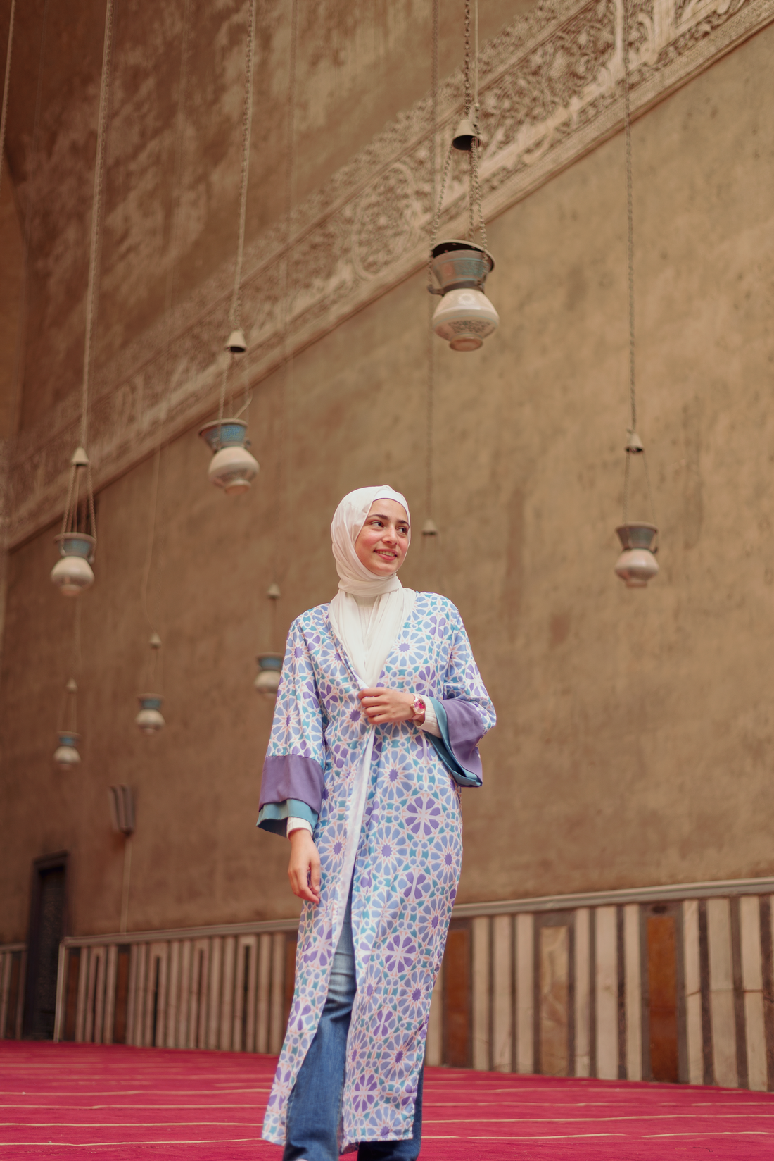 The Open Abaya Arabesque Kimono
