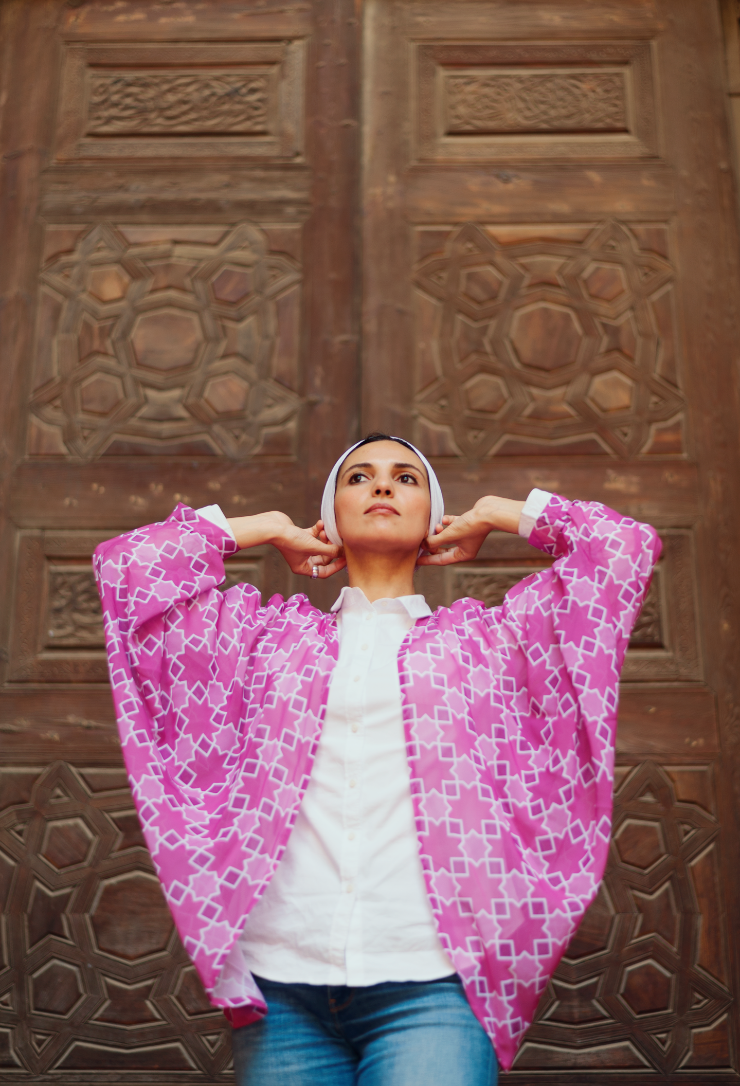 The Pink Butterfly Kimono