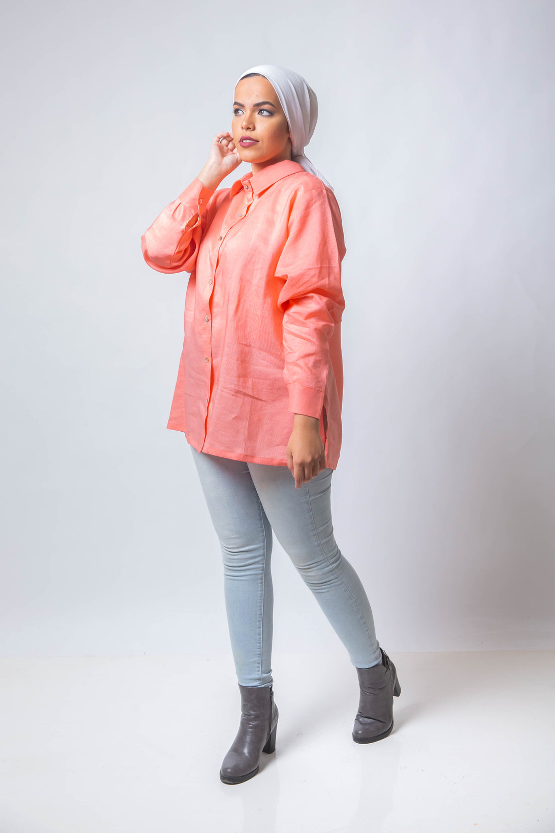 The Peachy Basic Linen Shirt - Simon