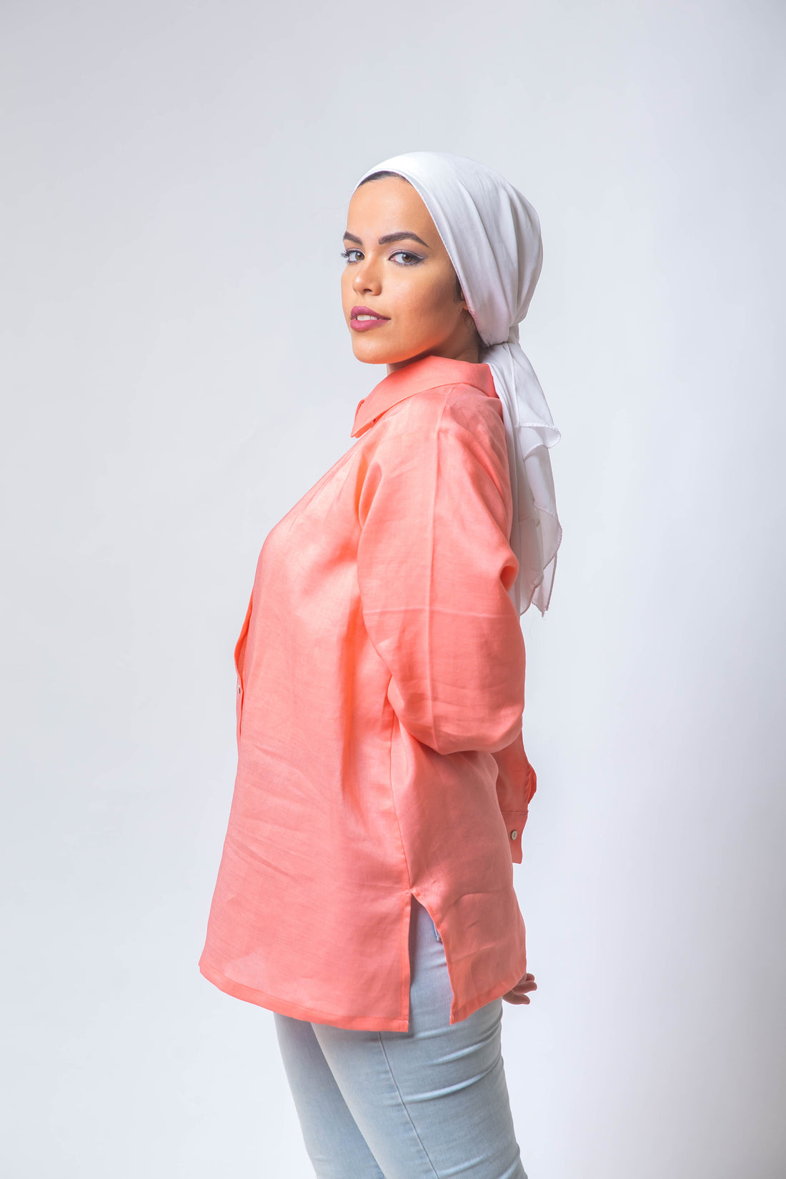 The Peachy Basic Linen Shirt - Simon
