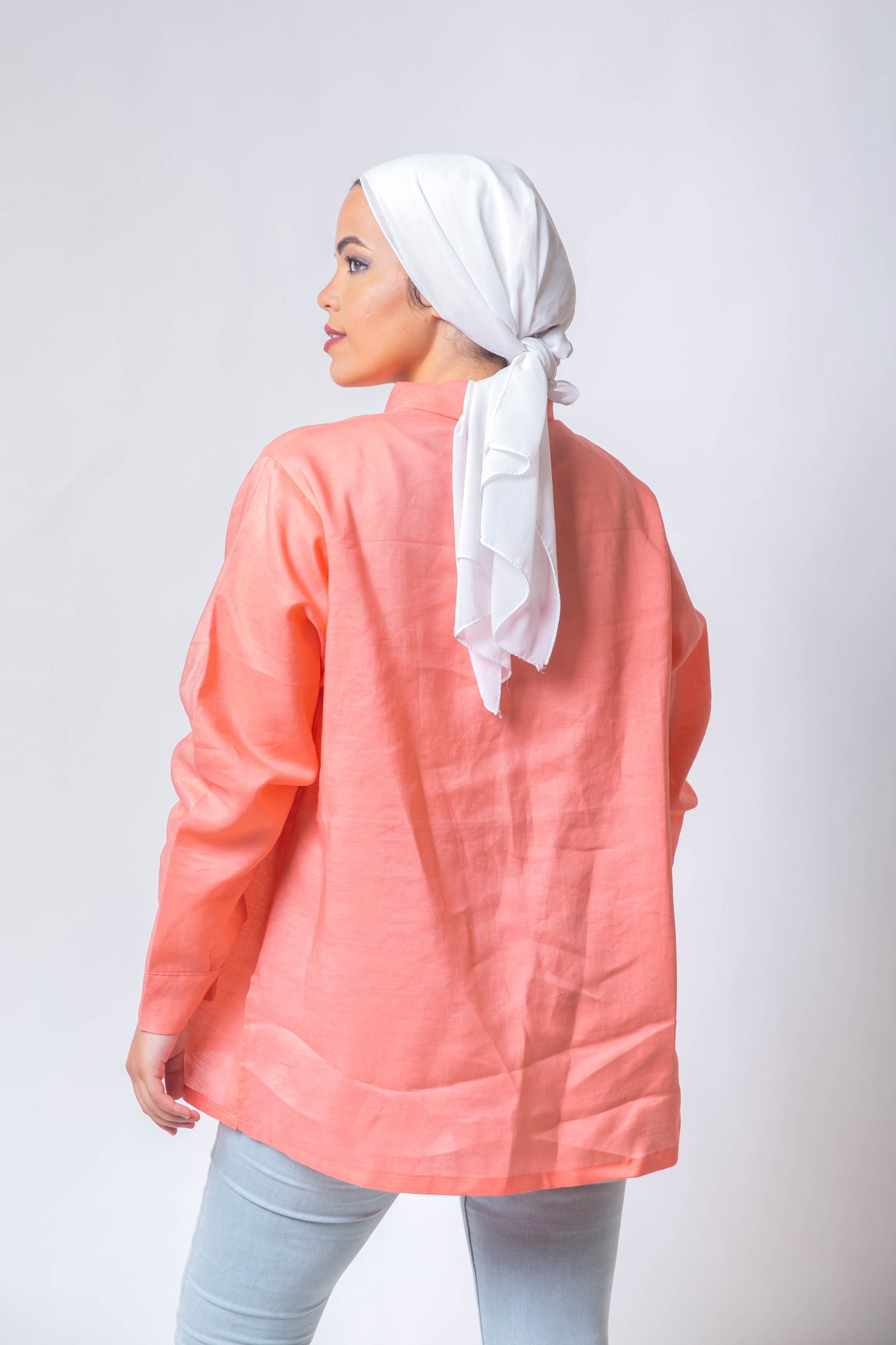 The Peachy Basic Linen Shirt - Simon