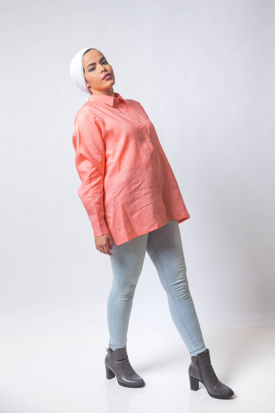 The Peachy Basic Linen Shirt - Simon
