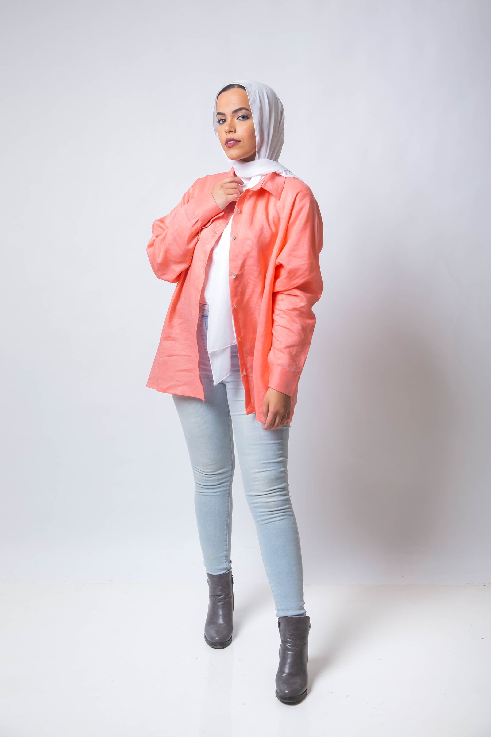 The Peachy Basic Linen Shirt - Simon