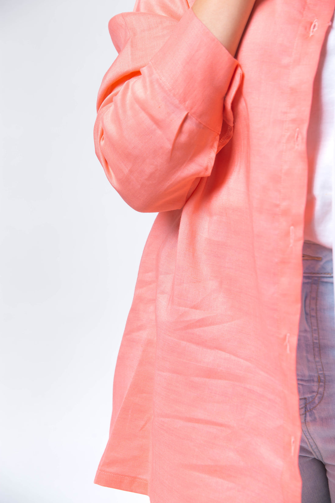 The Peachy Basic Linen Shirt - Simon