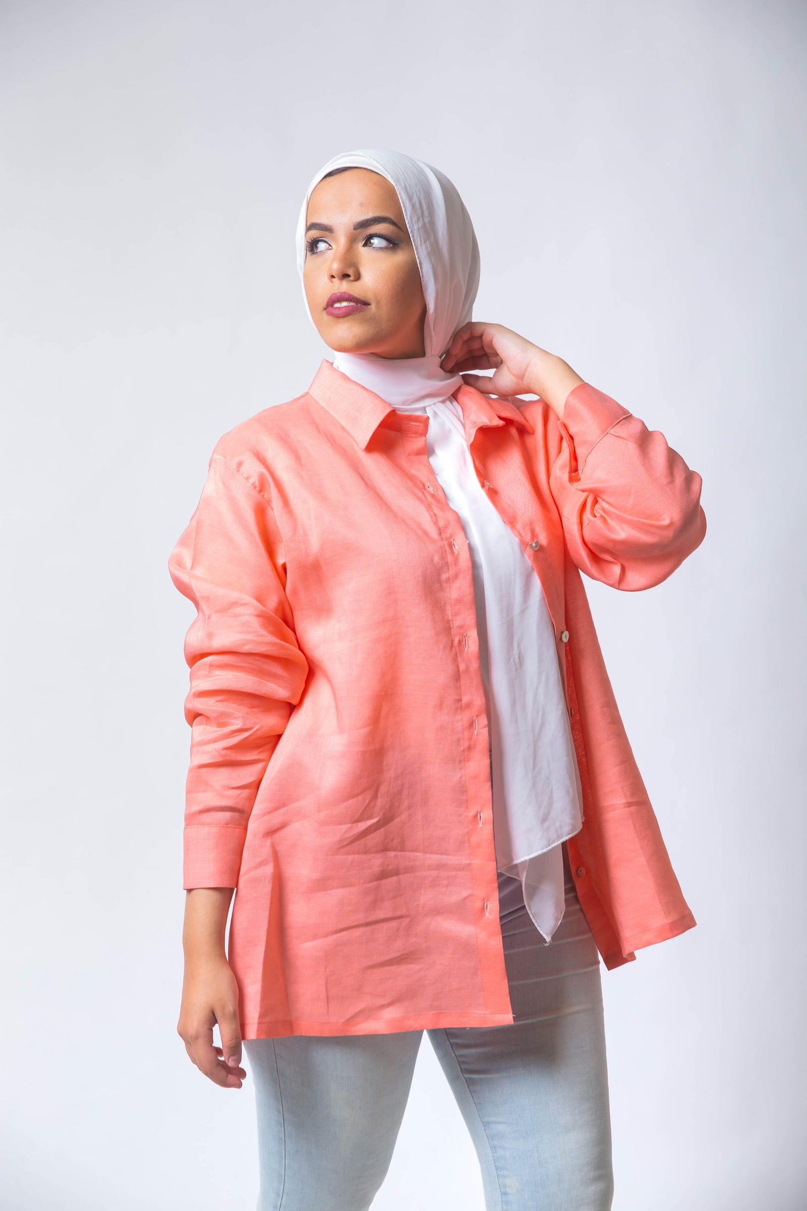 The Peachy Basic Linen Shirt - Simon
