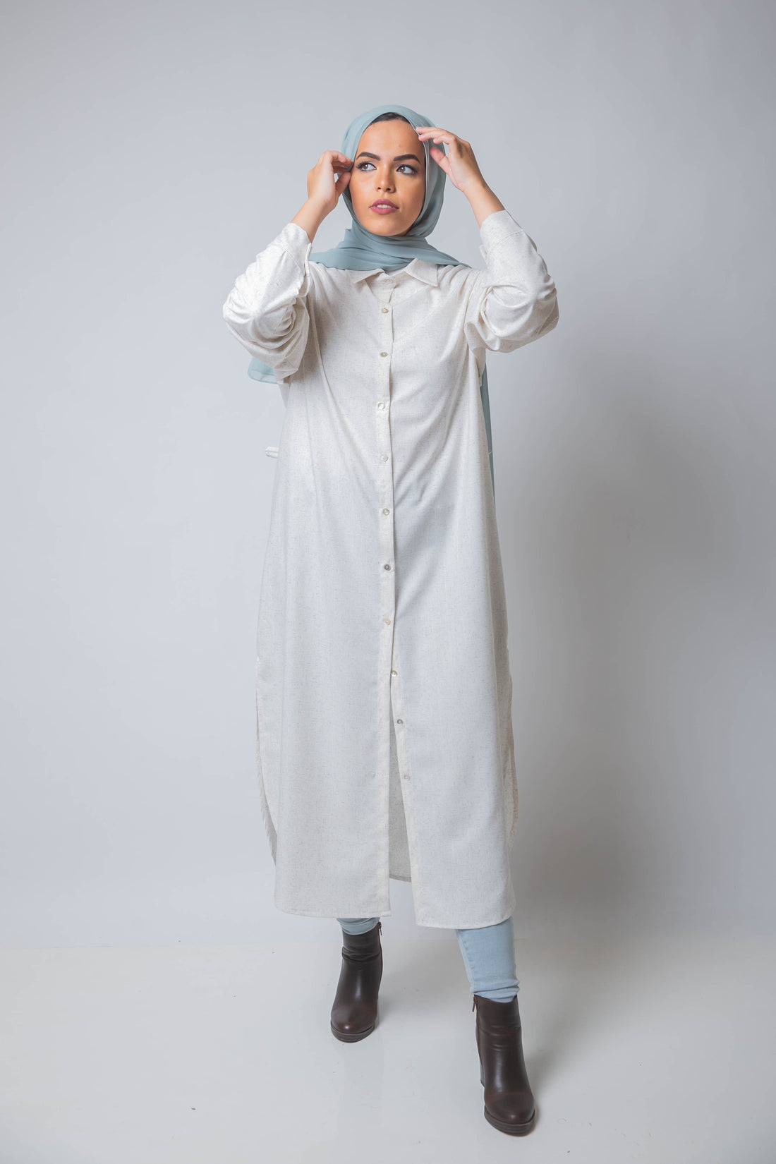 Monday Shirt Dress - Off White