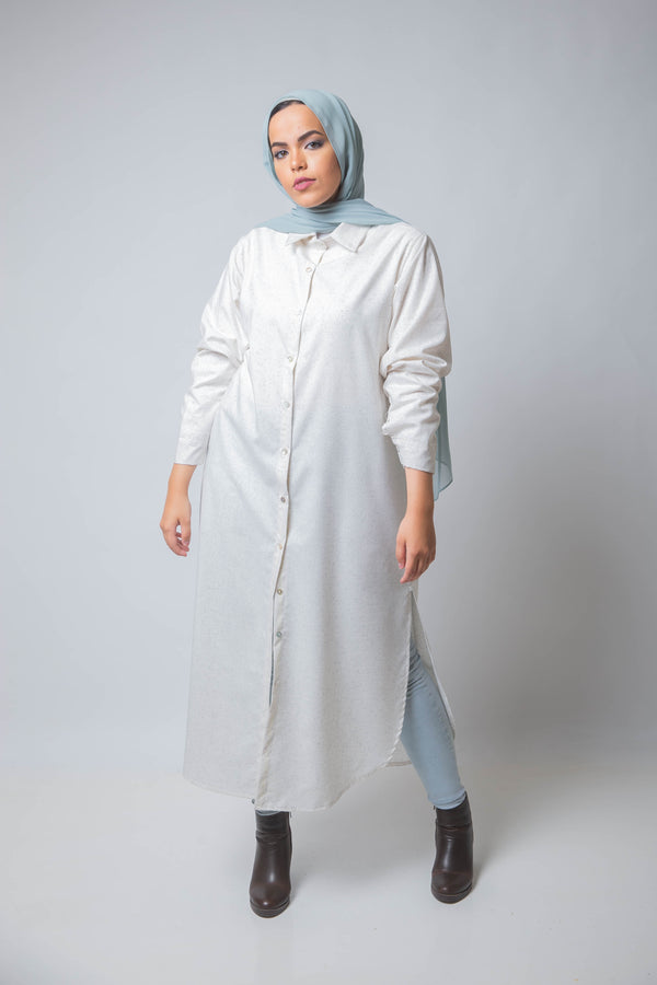 Monday Shirt Dress - Off White