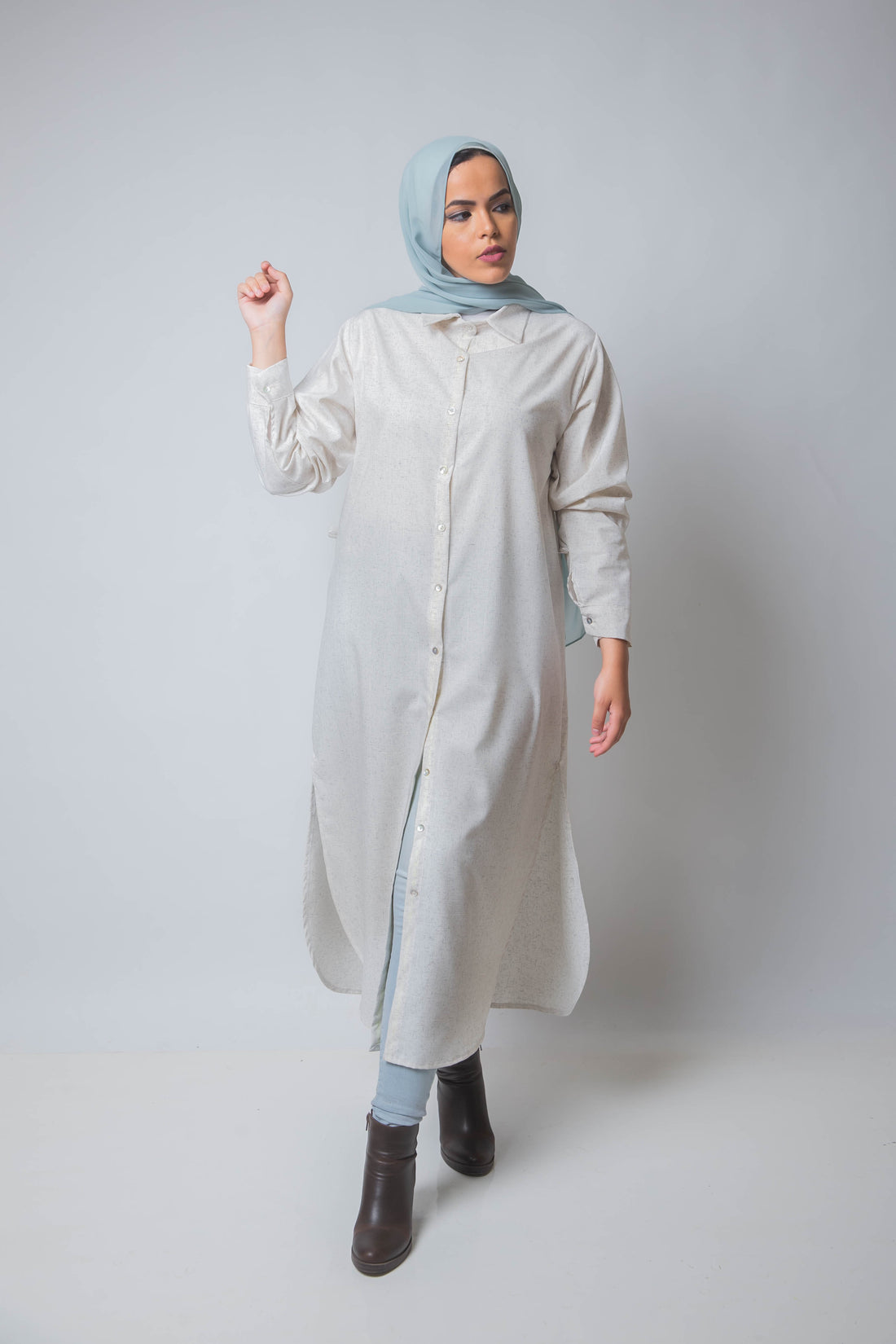 Monday Shirt Dress - Off White