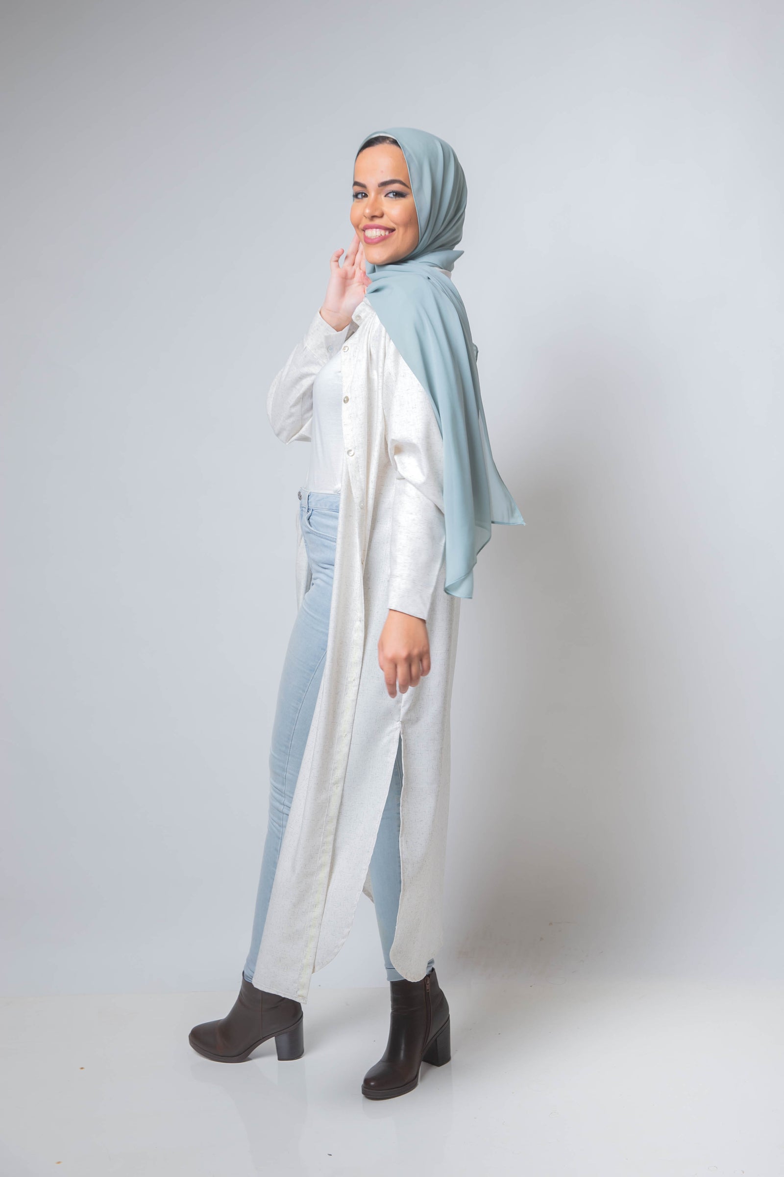 Monday Shirt Dress - Off White