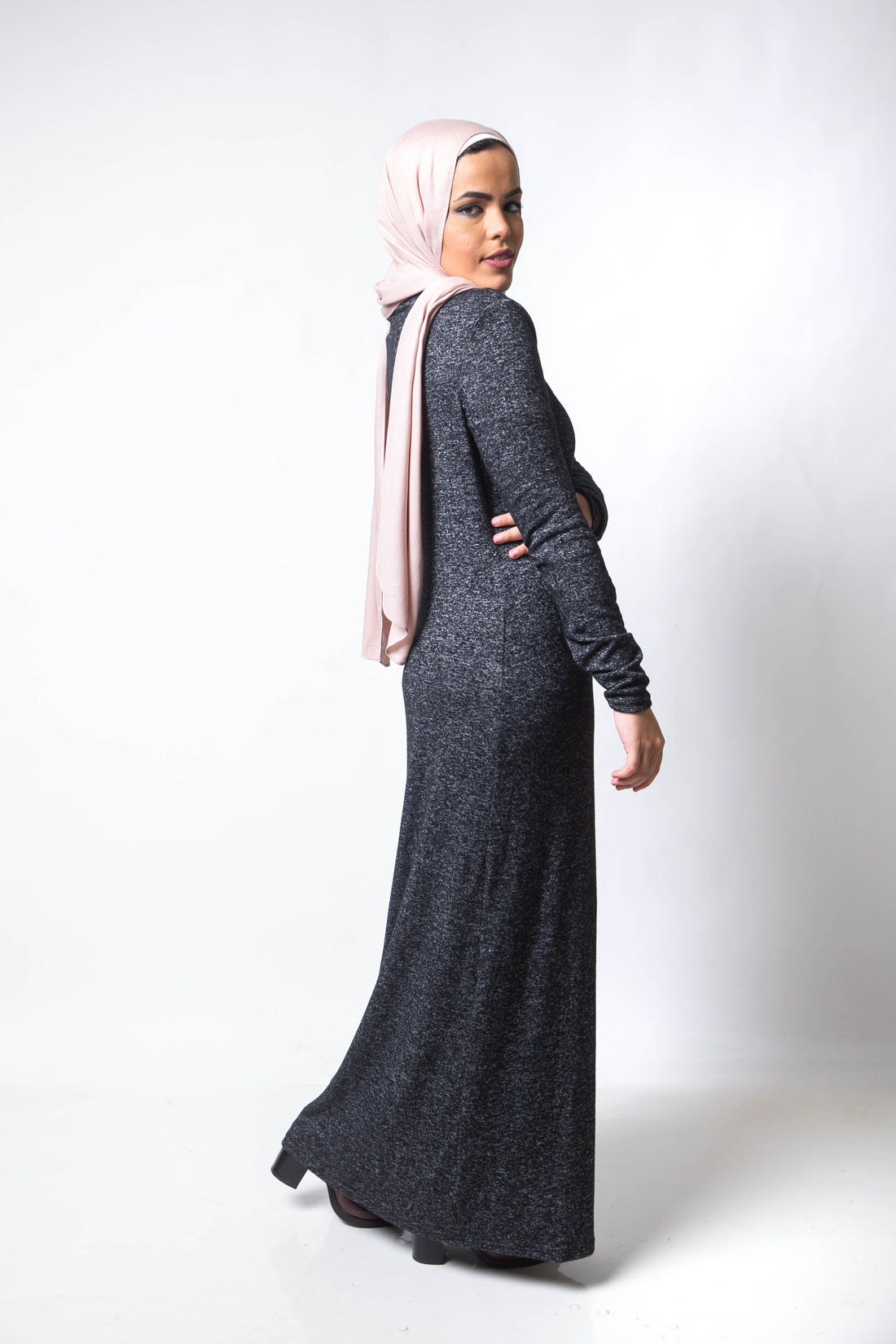 Basic Turtle Dress - Black