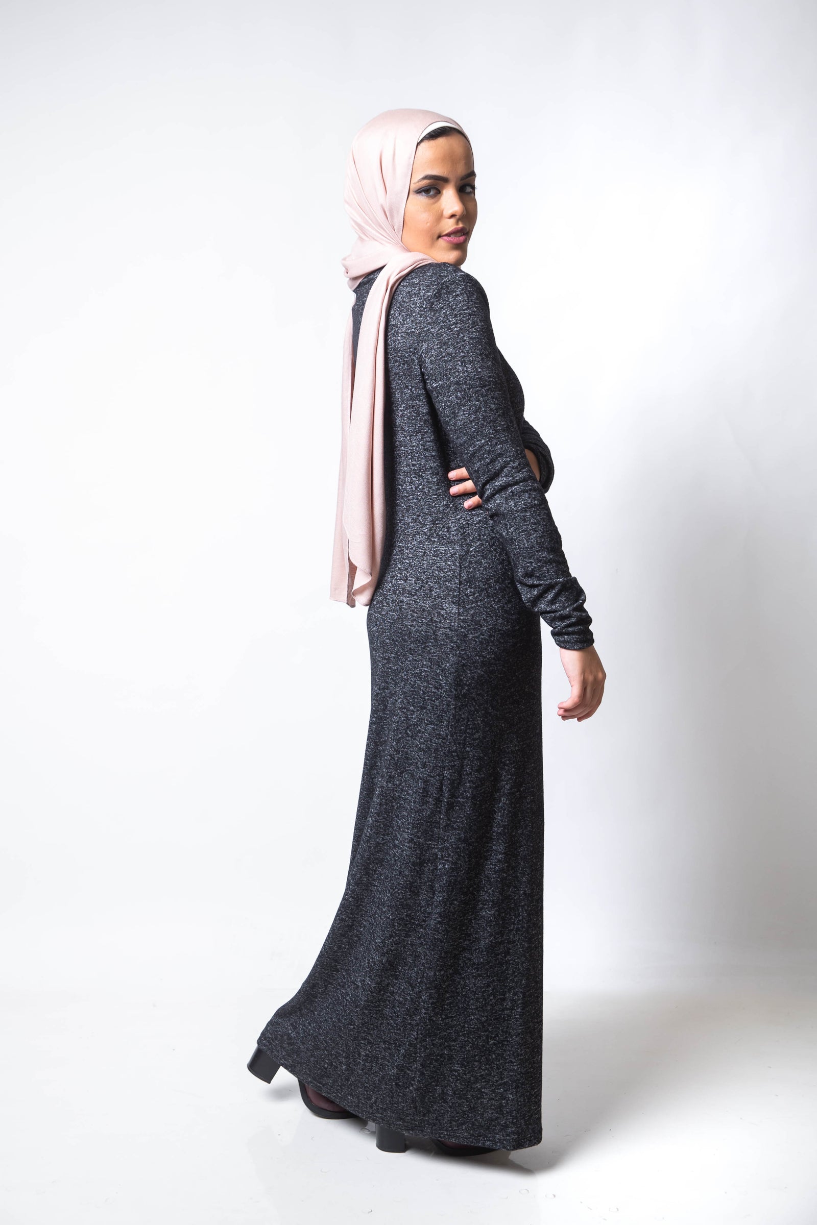 Basic Turtle Dress - Black