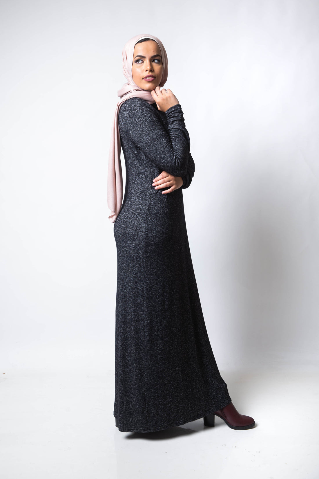 Basic Turtle Dress - Black