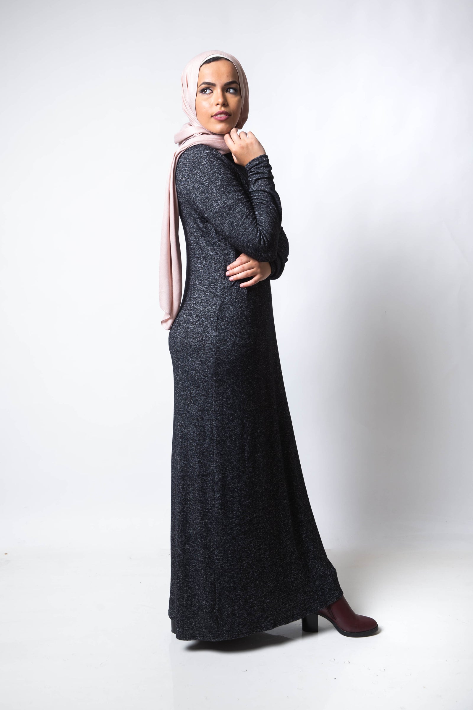Basic Turtle Dress - Black