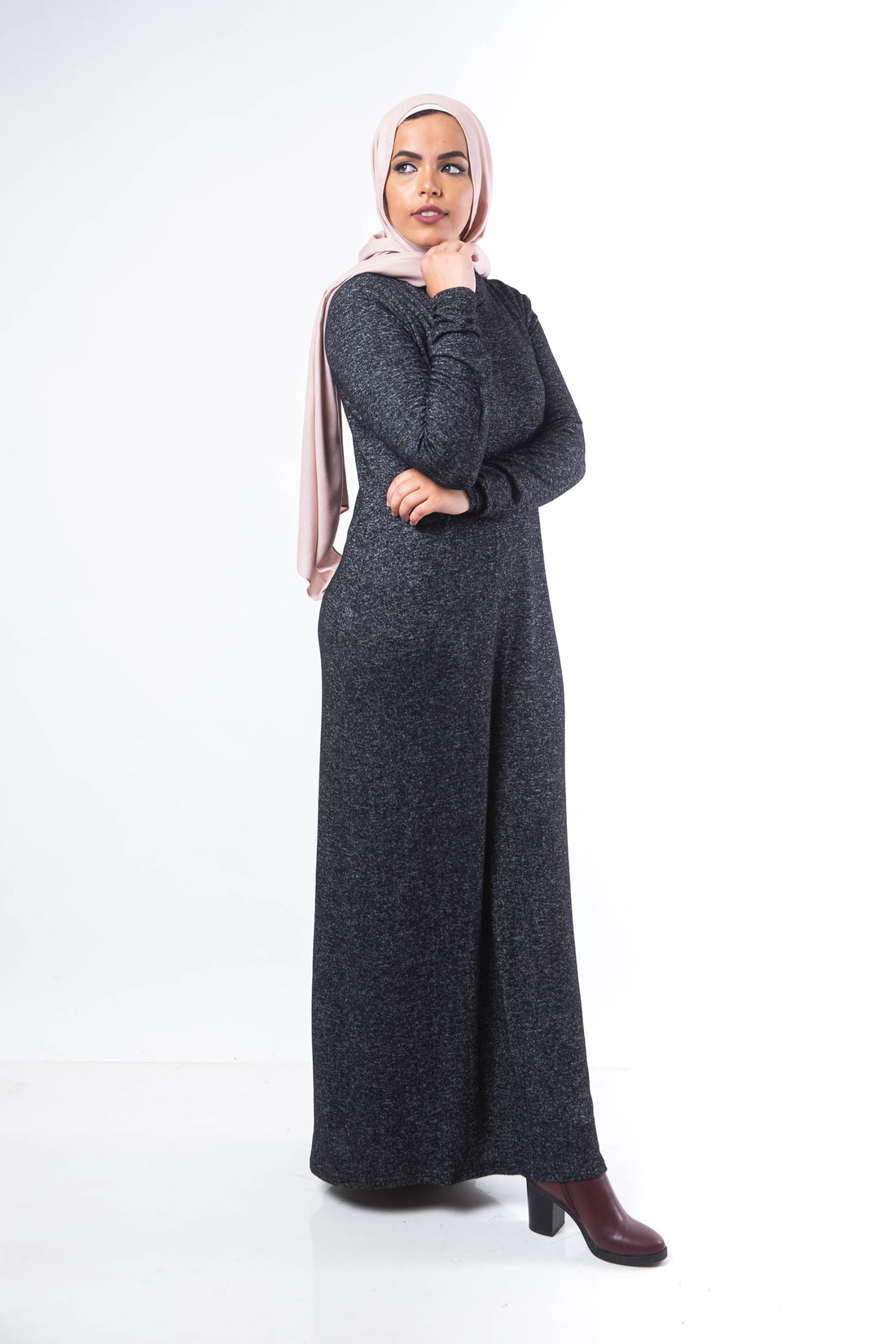 Basic Turtle Dress - Black