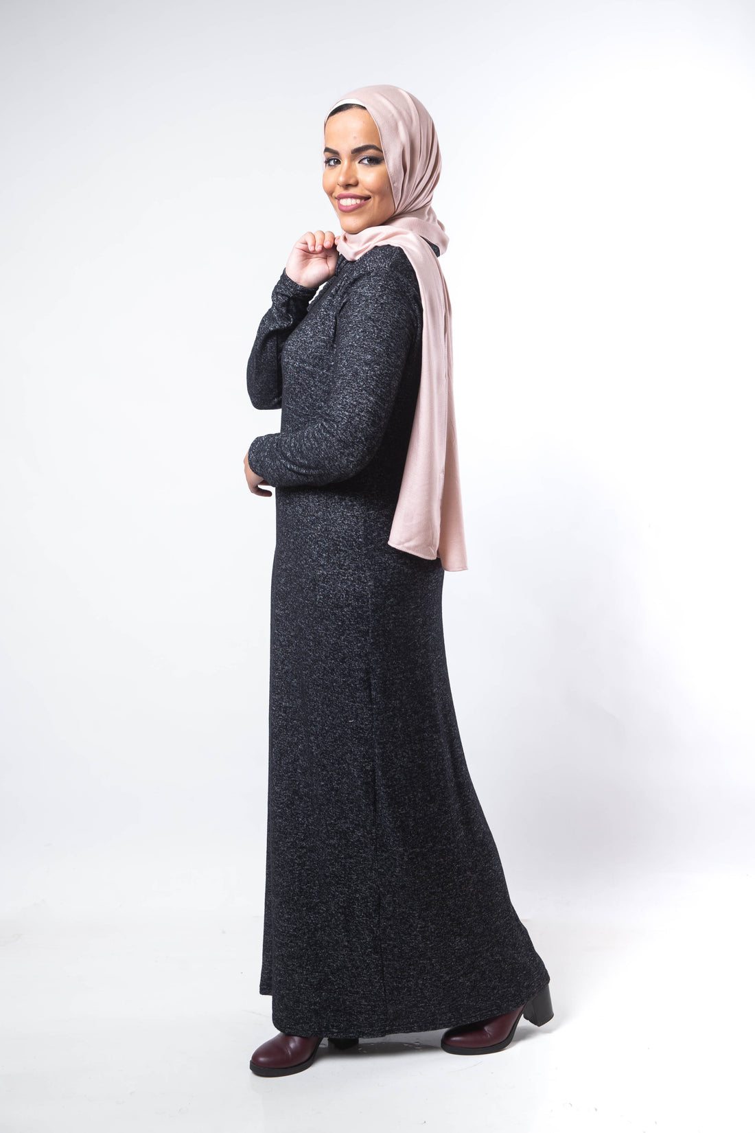 Basic Turtle Dress - Black