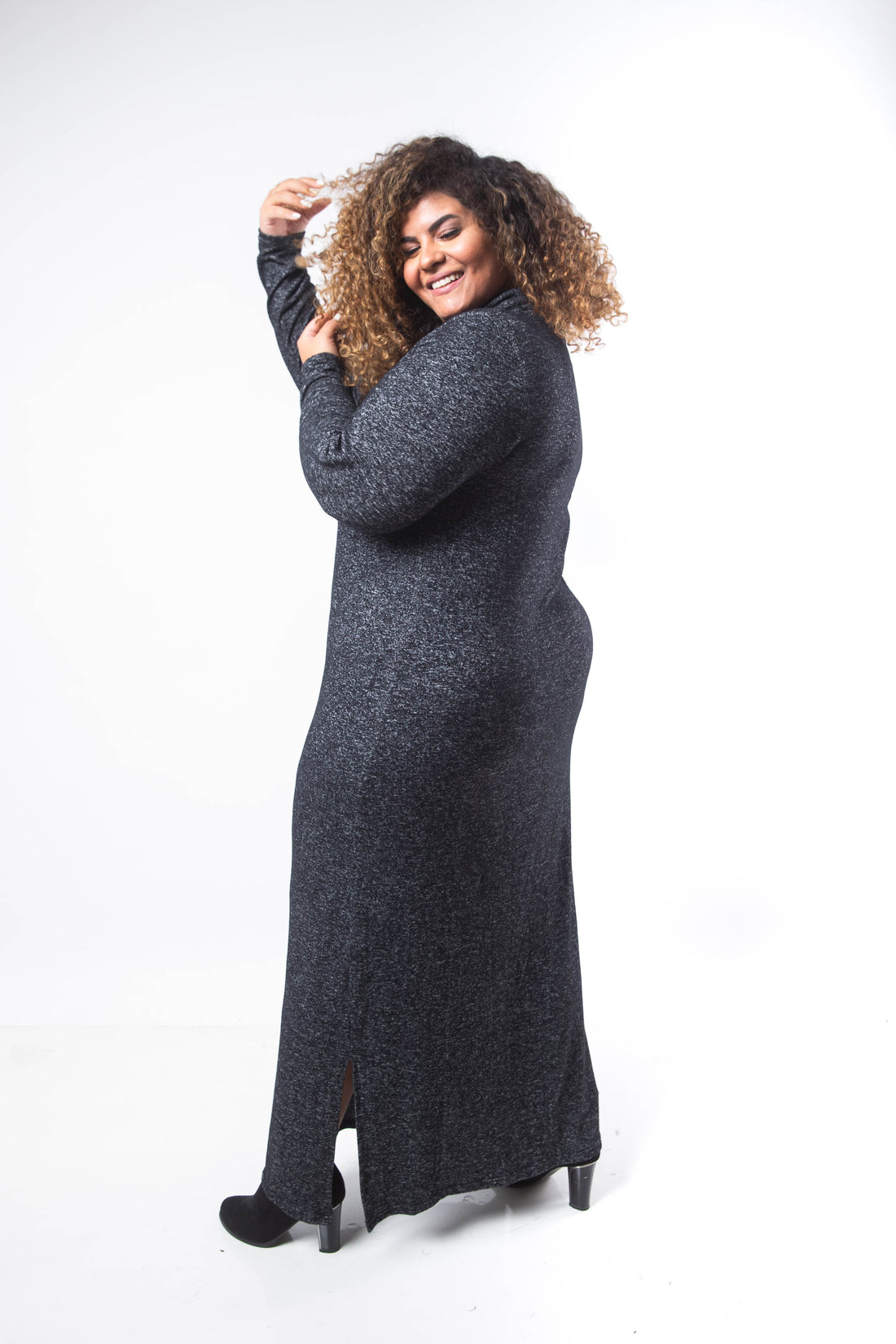 Basic Turtle Dress - Black