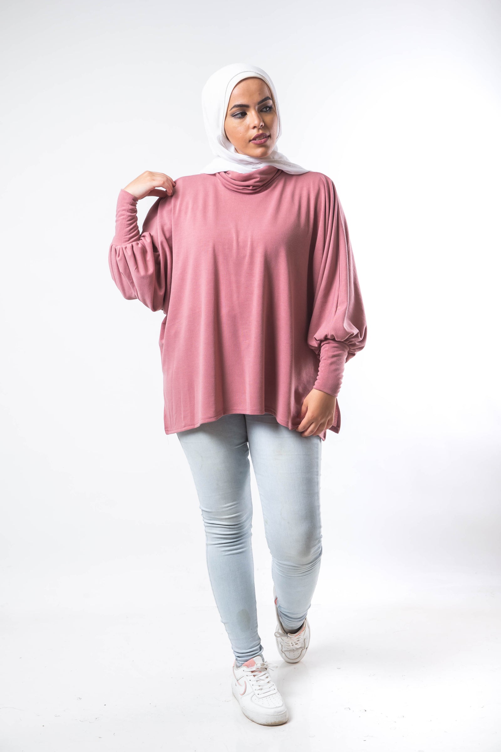 Wool Oversize Blouse - Kashmir