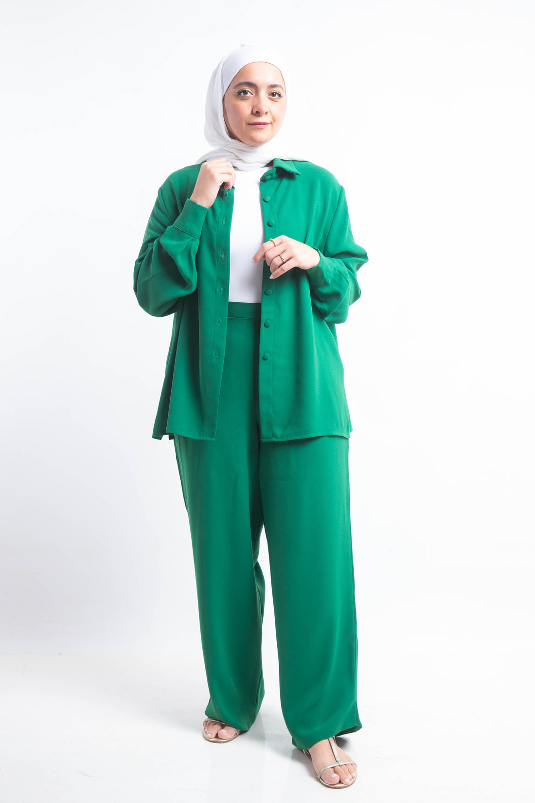 The Palette Crepe Set - Green