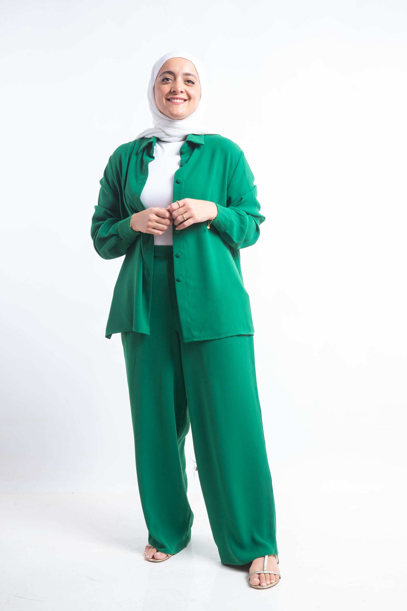 The Palette Crepe Set - Green