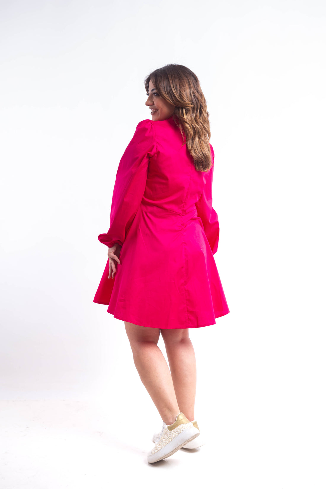 Moulin Rouge Blazer Dress - Fushcia